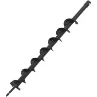 vidaXL Grondboor 60 mm staal