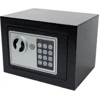 Perel Elektronische kluis, met cijferslot, inclusief noodsleutel en bevestingsmateriaal, 17 x 23 x 17 cm, 2.3 kg