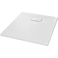 vidaXL Douchebak 90x70 cm SMC wit