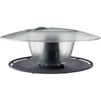 Prosperplast Vogelvoedersilo - antraciet - vogelvoederplek - 30 cm - Vogel voedersilo