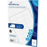 MediaRange Multifunctioneel etiketten MRINK149 Wit 7 cm 50 Vellen à 24 Etiketten