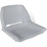 vidaXL Bootstoel zonder kussen inklapbaar 48x51x41 cm grijs