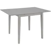 vidaXL Eettafel verlengbaar (80-120)x80x74 cm MDF grijs