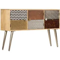 Natur24 Dressoir 120x30x75 cm massief mangohout