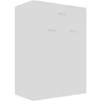 vidaXL Schoenenkast 60x35x84 cm bewerkt hout wit