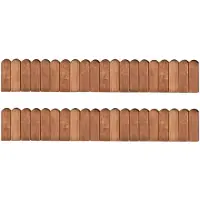 vidaXL Gazonranden 2 st 120 cm geïmpregneerd grenenhout