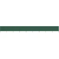 vidaXL Windscherm 9-panelen 1200x160 cm stof groen