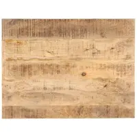 vidaXL Tafelblad 25-27 mm 80x60 cm massief mangohout