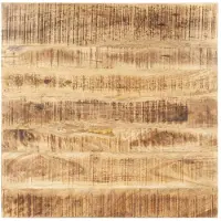 vidaXL Tafelblad 15-16 mm 70x70 cm massief mangohout
