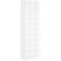vidaXL Schoenenkast 54x34x183 cm bewerkt hout wit