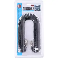 All Ride Luchtslang - 6 mm - 10 meter - 10 kg/cm² - spiraalslang - met snelkoppelingen