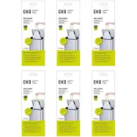 EKO - Afvalzakken 7-10 ltr (B), (6x25 stuks) - - wit - Afvalzak
