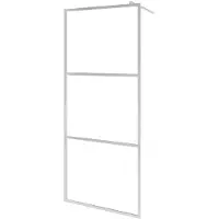 vidaXL Inloopdouchewand mat 80x195 cm ESG-glas