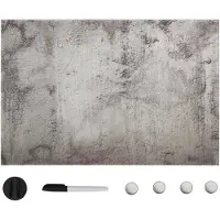 vidaXL Magneetbord wandmontage 50x30 cm glas