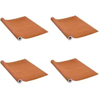 vidaXL Meubelfolies zelfklevend 2 st 500x90 cm PVC lichteikenkleurig