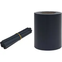 vidaXL Privacystrip 35x0,19 m PVC mat donkergrijs