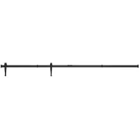 vidaXL Mini schuifdeurslotset voor kastdeuren, koolstofstaal, 183 cm
