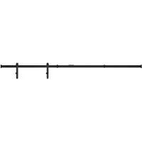 vidaXL Ophangset voor minischuifdeur 183 cm koolstofstaal