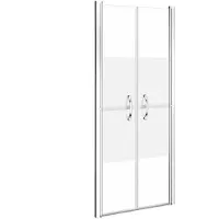 vidaXL Douchedeur 71x190 cm ESG halfmat