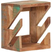 vidaXL Wandskateboardhouder 25x20x30 cm massief gerecycled hout