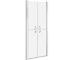 vidaXL Douchedeur Mat veiligheidsglas, 91x190 cm