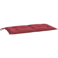 vidaXL Tuinbankkussen 110x50x7 cm oxford stof wijnrood