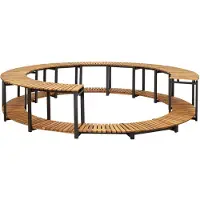 vidaXL Spa-ombouw 273x53 cm massief acaciahout