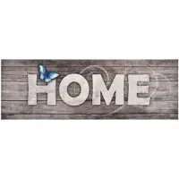 vidaXL Keukenmat wasbaar Home 45x150 cm