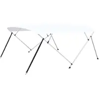 vidaXL Biminitop 4-boogs 243x(230-244)x137 cm wit
