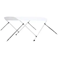 vidaXL Biminitop 2-boogs 180x150x110 cm wit