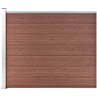 vidaXL Schuttingpaneel 175x146 cm HKC bruin