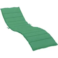 vidaXL Ligbedkussen 200x70x3 cm oxford stof groen