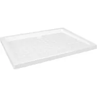 vidaXL Douchebak met noppen 90x70x4 cm ABS wit