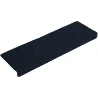 vidaXL Trapmatten zelfklevend 15 stuks 65x21x4 cm marineblauw