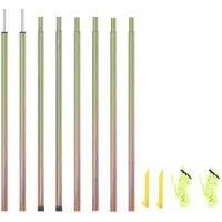 vidaXL Zonneschermpalen 2 st 250 cm gegalvaniseerd staal