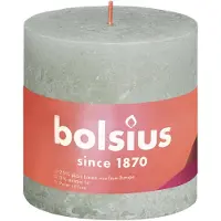 Bolsius - Rustiek Shine stompkaars 100/100 Foggy Green