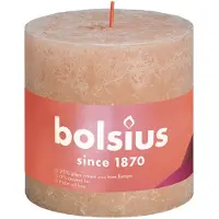 Bolsius Stompkaars Rustiek Shine Roze 62 Uur D 10 H 10 Cm