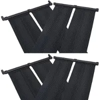 vidaXL Zonnepaneel voor zwembadverwarming, 4 stuks, 80x310 cm