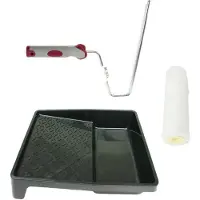 Veba Verfroller anti spat lakroller profi schilderset met softgrip beugel en verfbak 25 cm - Verfrollers