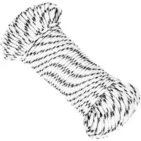 vidaXL Boottouw gevlochten 3 mm x 250 m polyester wit