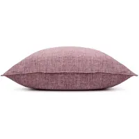 Zo Home Lino Kussensloop Linnen Look - wine red 60x70cm