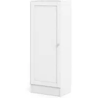 Hioshop Base wandkast 1 deur wit.