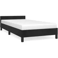 vidaXL Bedframe zonder matras, zwart, 100x200 cm, fluweel