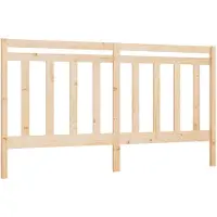 vidaXL Hoofdbord 206x4x100 cm massief grenenhout