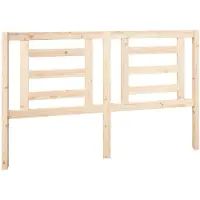 vidaXL Hoofdbord 156x4x100 cm massief grenenhout