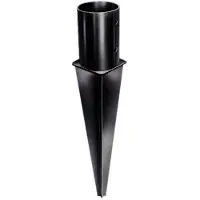Intergard Paalhouder rond voor tuinschermen 101/600mm