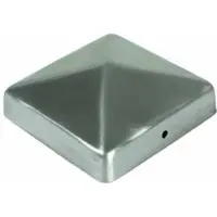 Intergard Paalornament paalkap voor tuinpaal RVS 91mm