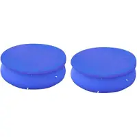vidaXL Zwembadhoezen 2 st voor 360-367 cm bovengrondse zwembaden rond