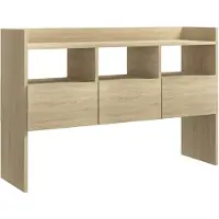 vidaXL Dressoir 105x30x70 cm bewerkt hout sonoma eikenkleurig