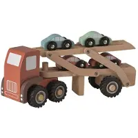 Egmont toys Houten autotransport met 4 autos